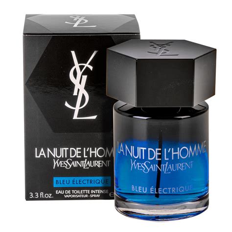 YSL la nuit homme bleu électrique